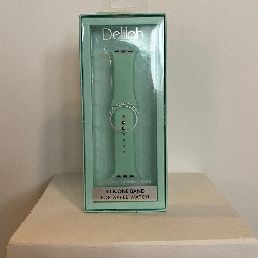 Delilah Wear Mint Silicone Band for Apple Watch